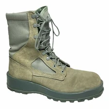Altama Combat Vibram Saftey steel toe Boots sage Green size 12.5 W Style 416105