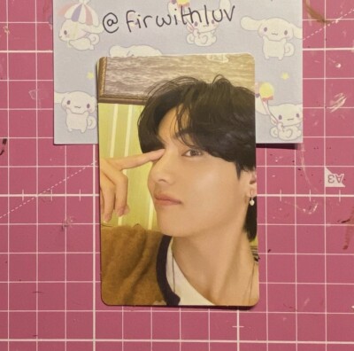 official bts be essential deluxe edition album photocard v kim taehyung