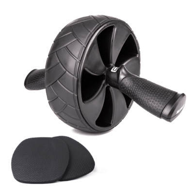 Bauchroller mit ergonomischen Griffen und gepolsterten Kniematten, Ab Wheel