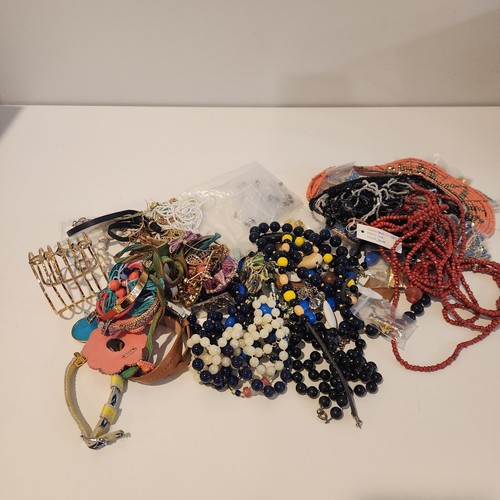 Huge Junk Drawer Pounds Jewelry Beads Lot Mismatched/Broken Crafts Repair