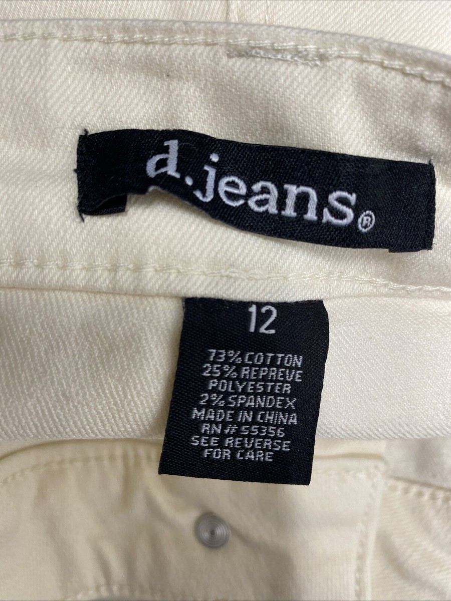D jeans Women's 12 Khaki Twill High Waist Crop Flare Jeans D jeans Women's 12 Khaki Twill High Waist Crop Flare Jeans