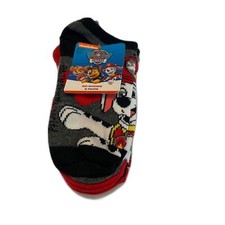 Paw patrol no show socks 5 pk shoe size 7.5 - 3.5 new