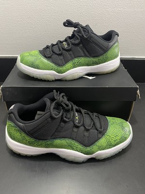 Air Jordan 11 Low Green Snakeskin Size 