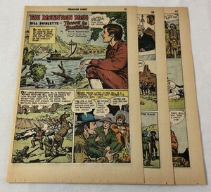 1967 six page cartoon story ~ Mountain Man BILL SUBLETTE