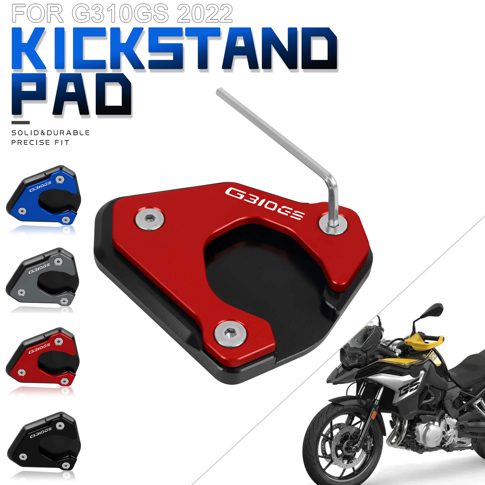 SWITC Sturzpads Für BMW G310R/G310GS (2017-2022) CNC-Aluminium