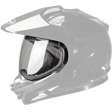 Gmax GM11 Replacement Single Lens Face Shield For Dual Sport Helmet