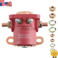 4-Pin 12V Heavy Duty Red Solenoid Relay for Ford Starter Car Truck SW3 SNL135