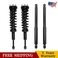 4pcs For 2007-2021 Toyota Tundra 4WD Front Strut Assembly Rear Shock Absorber 