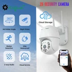 Wireless 1080P WIFI IP Outdoor CCTV HD PTZ Smart Home Security IR 360 Cam L2KO