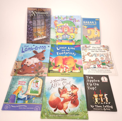 Preschool Early Elementary HC 9 Picture Books Jimmy's Boa Babar Bedtime Story