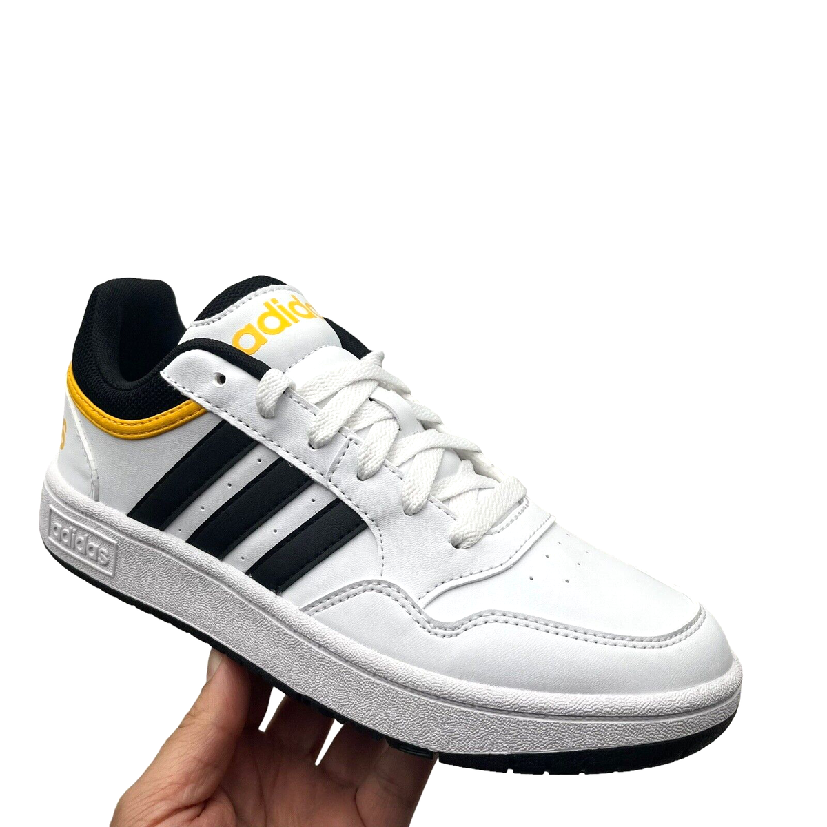 Adidas Hoops Youth Boys Basketball Sneaker Size White Black