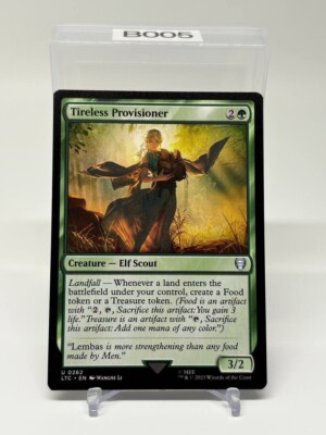 Tireless Provisioner #0262 (NM) Lord of the Rings LTC Magic MTG