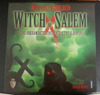 New Wolfgang Hohlbein Witch of Salem Board Game + Free Shipping!
