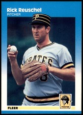 Rick Reuschel Pittsburgh Pirates 1987 Fleer #619 MLB Baseball Card
