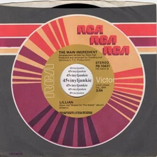 The Main Ingredient NM soul 45 rpm "Lillian" on RCA Records