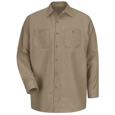 Red Kap SP14 Men's Long Sleeve Industrial Work Shirt