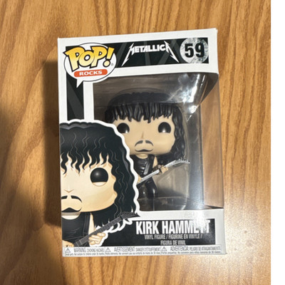 Funko Pop! Rocks Metallica Kirk Hammett #59 Boxed Vinyl Figure