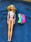 Vintage/Mod Barbie Sister 1970 Living Skipper with Swimsuit including HTF ring