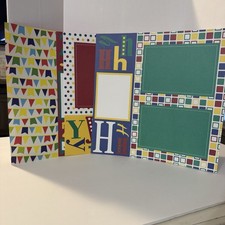 Lot Of 36 Scrapbooking Paper School Themed Junk Journaling Scrapbooking