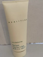 VINTAGE LIZ CLAIBORNE REALITIES BODY CREAM~ 3.4 oz./100g~NEW~UNBOXED~RARE~ HTF !
