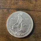 1982 Engelhard The American Prospector 1oz  .999 Fine Silver Round Toning
