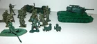 Marx WW2 Play Set 51 Tank with Amphibious Craft & Marines