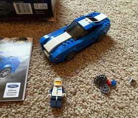 LEGO SPEED CHAMPIONS: Ford Mustang GT (75871) - Mostly Complete (With Box)