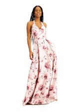 CITY STUDIO Womens Fit  Flare Dress Pink Sleeveless Formal Juniors 7