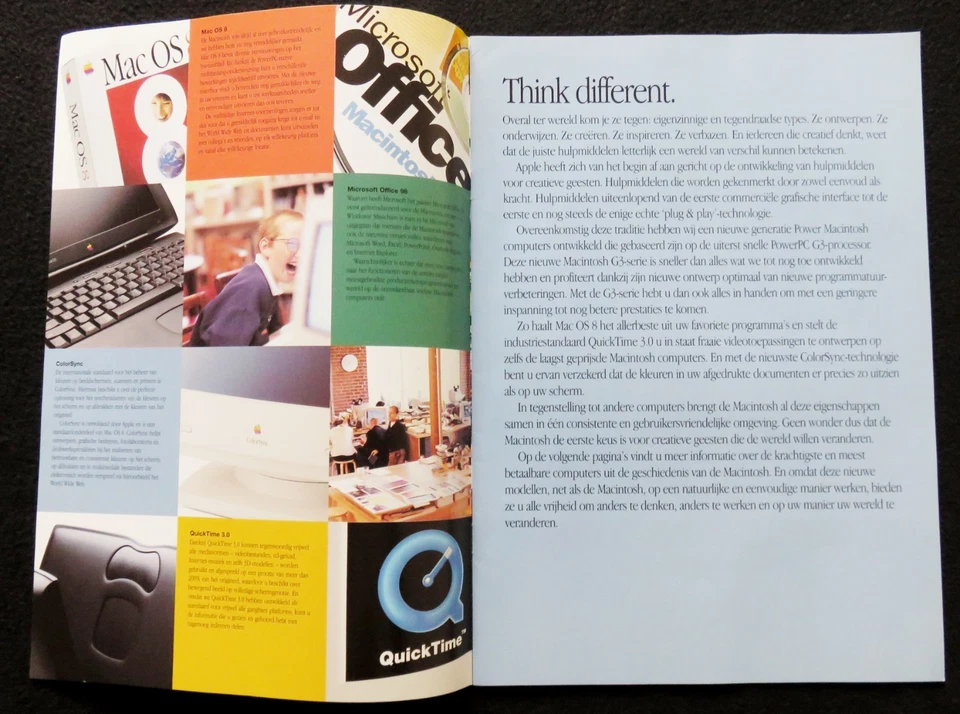 APPLE May 1998 * Collectible DUTCH Brochure VINTAGE APPLE Power Macintosh G3 OS8 - Bild 2 von 4