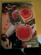 Sandy Alcantara - 2024 Topps Holiday Relic Patch #RC-SA