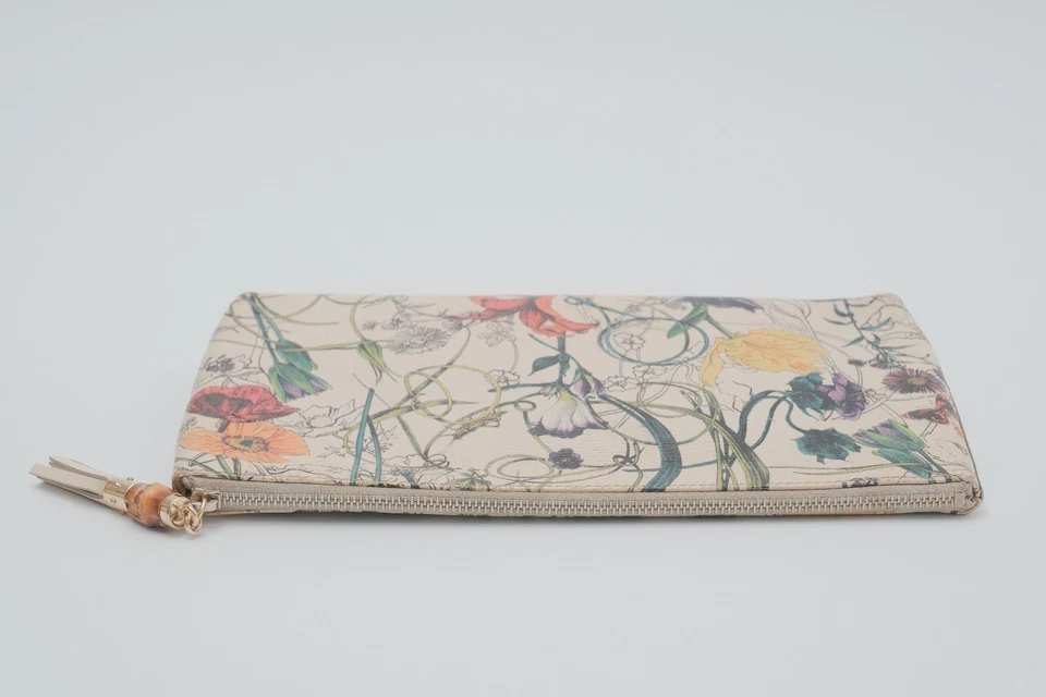 Bolso Cartera Gucci Flora Bambú GG Cuero PVC - Imagen 4 de 4