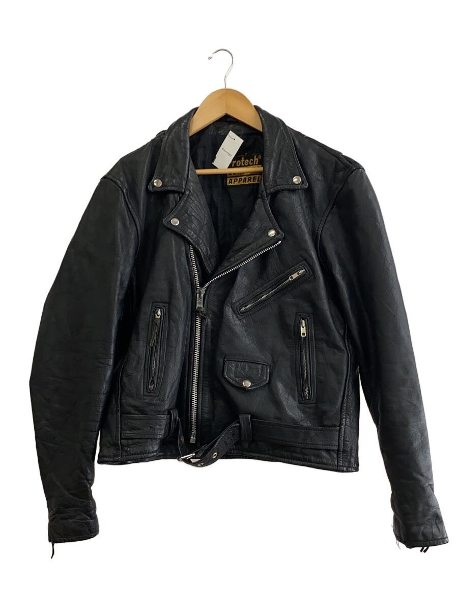 Protech Leather Apparel/Double Riders Jacket/-/Leather/Blk 21901