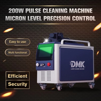 DMK New 100W 200W Air Cooled Pulse Laser Cleaning Machine JPT 5MJ Cleaning Gun