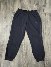 Adidas Climawarm Joggers Fleece Lined Cotton Blend Sweatpants Black Men s Sz L