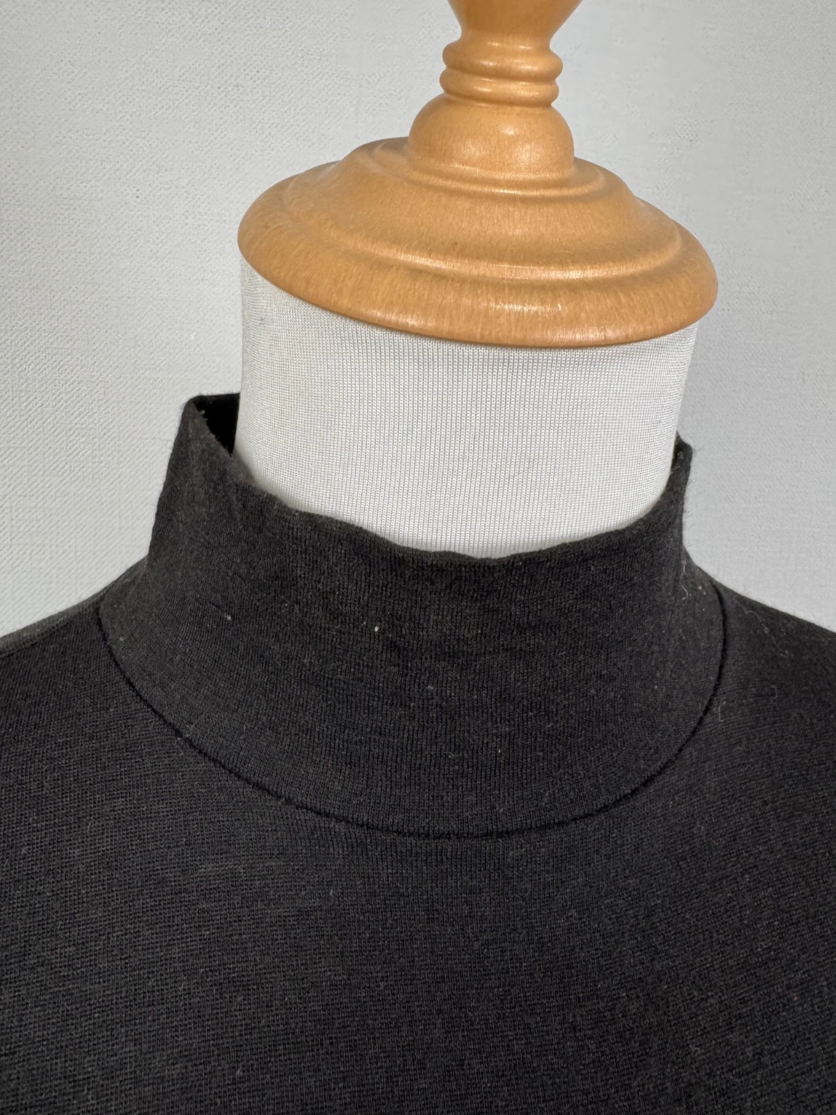 Abito body KENZO Jungle Paris vintage nero 100% lana eleganza manica lunga M