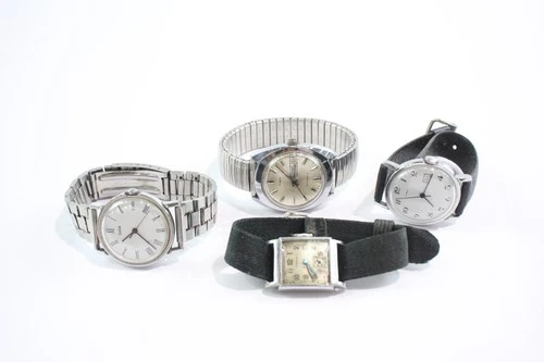 Vintage Mechanical Watches Lanco Timex UNTESTED x 4