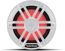 Rockford Fosgate M1D4-8 8'' DVC 4 Ohm Color Optix Marine Subwoofer, White Grille