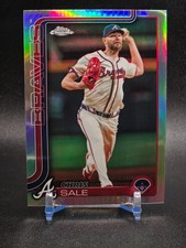 CHRIS SALE REFRACTOR 2025 TOPPS CHROME #182 BRAVES