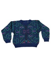 Vintage 80s 90s Retro Kids Boys Sweater Size 2T-3T NEAR MINT