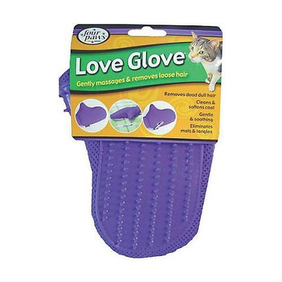 Four Paws Love Glove Grooming Mitt For Cats