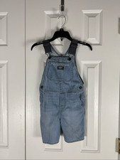 Oshkosh Boys Denim Shortalls Size 5t