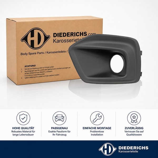 LÜFtungsgitter StossfÄNger Links Diederichs 3452949 Passend FÜR Fiat-image