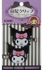 Sanrio Kuromi Bangs Hair Clip Set of 2 Non-Metallic Accessories Used