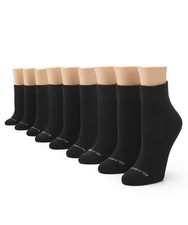 Womens Cushioned Mesh Quarter Top Ankle Socks Premium Comfort Running Sports