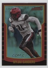 2021-22 Bowman U 2000 Bowman Aqua Foil 137/150 Myjai Sanders #2KB-1 0hr