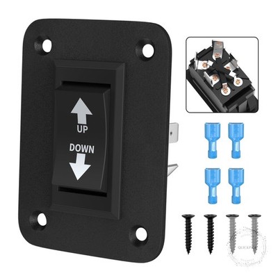 UP Down Momentary Reverse Polarity Switch 12V 30A DPDT Polarity Reversing Switch