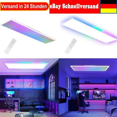 LED Panel 120x30 Dimmbar 36W Deckenpanel Deckenleuchte RGB Farbwechsel