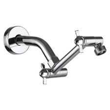 Shower Head Extension Arm, Anti-Leak Solid Brass Adjustable Extender for Rain