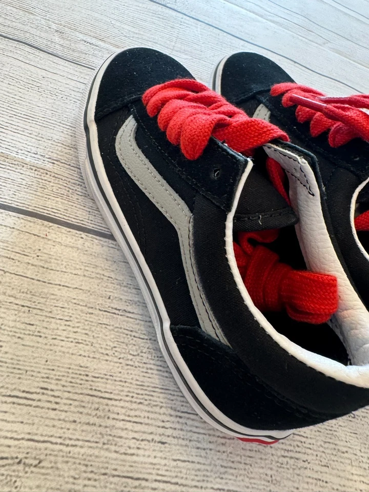 Vans Tenis Niños 13 Nuevo Old Skool Retro Pop Patín Informal Zapatos de Todos los Días Foto 3 de 4