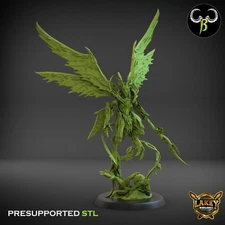 Arch Fae | Forest Spirit | 3D Printed Miniature | Clay Beast Creation |